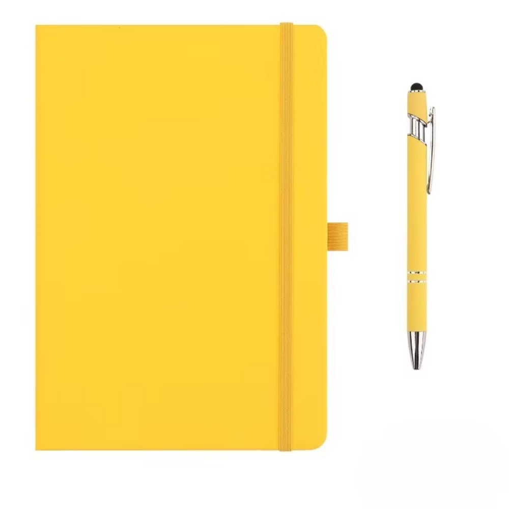 Leather Work Diary Covers - Mini notesy kieszonkowe A6 z skórzaną