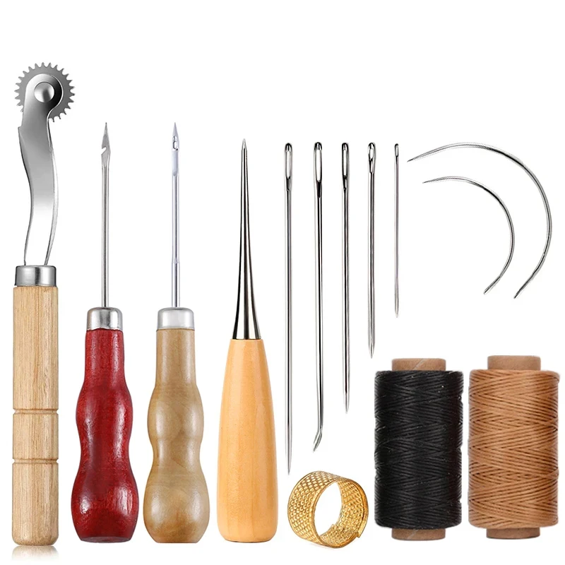 Leatherwork Needles - 14 sztuk zestaw do szycia rzemiosła