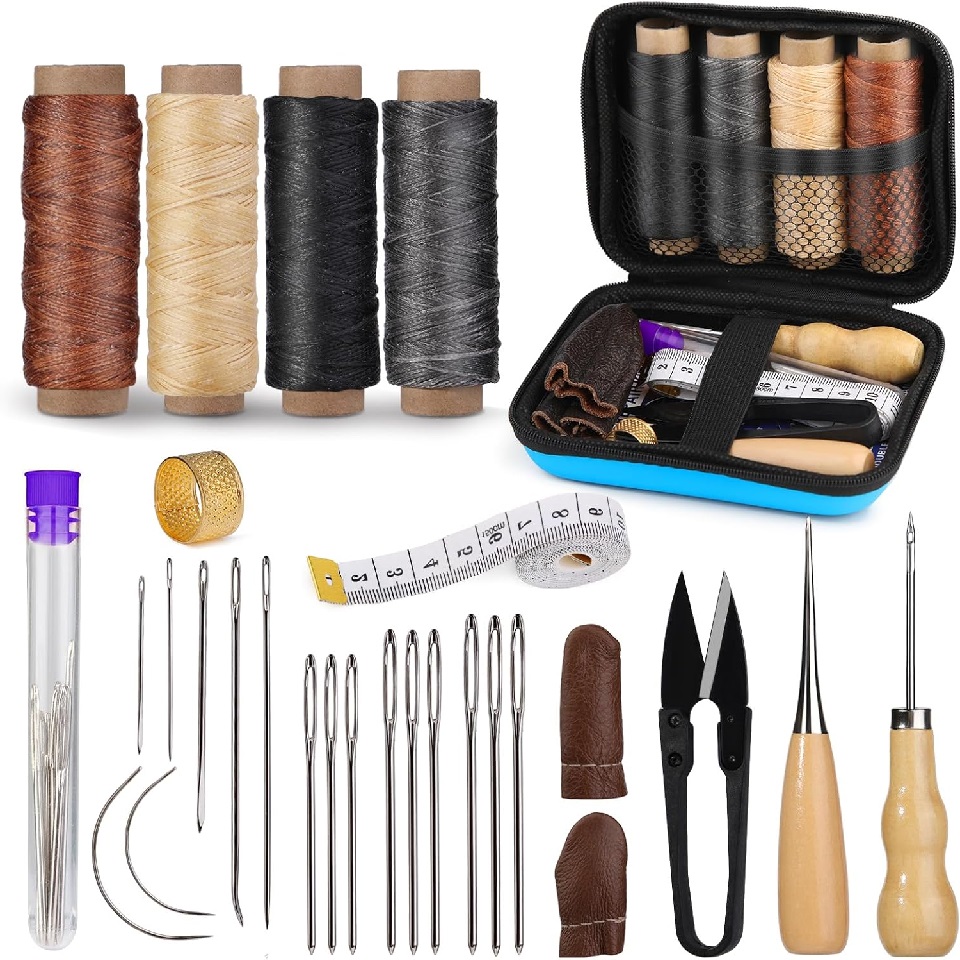 Leatherwork Needles - BUDDUR zestaw narzędzi do szycia skóry