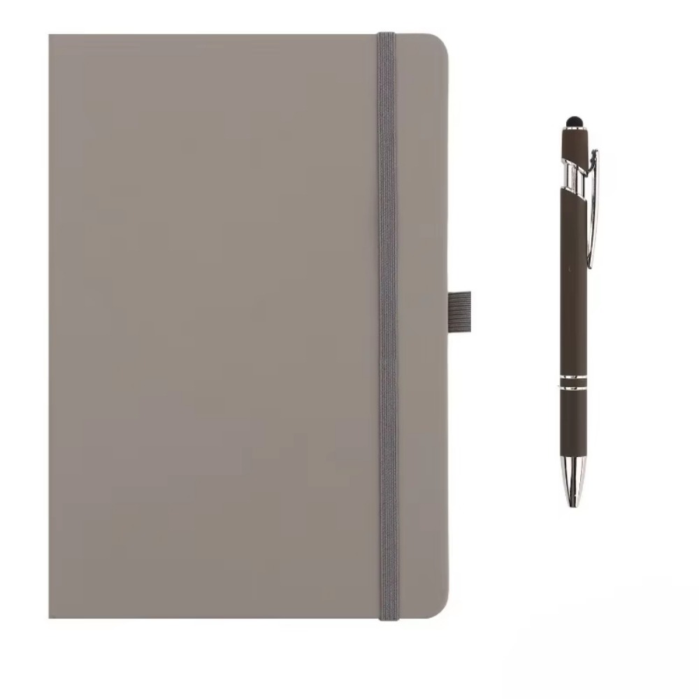 Leather Work Diary Covers - Mini notesy kieszonkowe A6 z gumką,