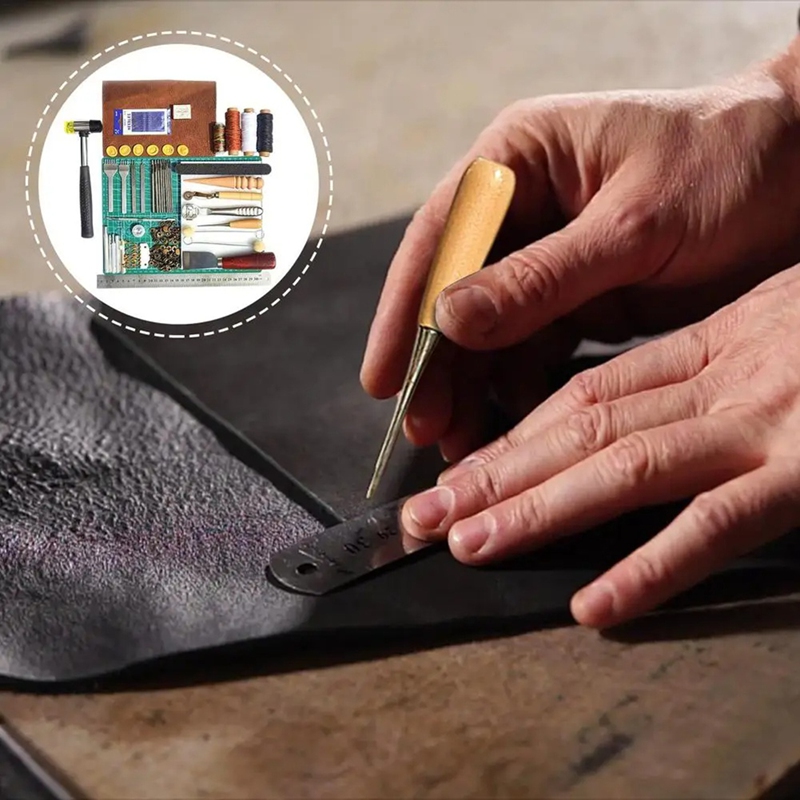 Zestaw narzędzi do skóry Narzę – Leatherwork Manual recenzja i cena