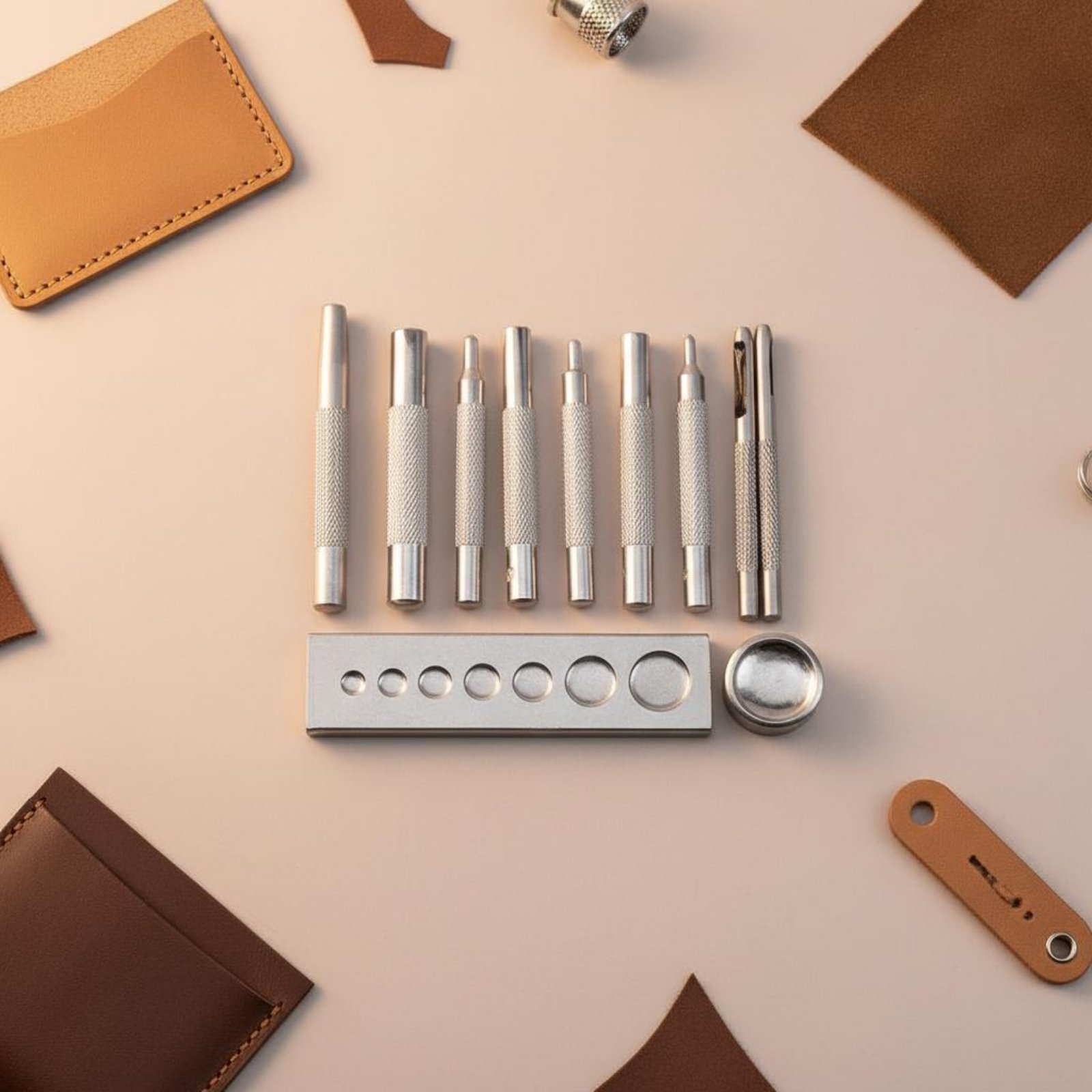 11-częściowy zestaw narzędzi d – Leatherwork Rivet Setter recenzja i cena