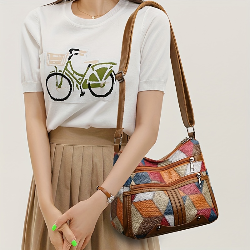 Damska torba na ramię z geomet – Leatherwork Patterns Free recenzja i cena