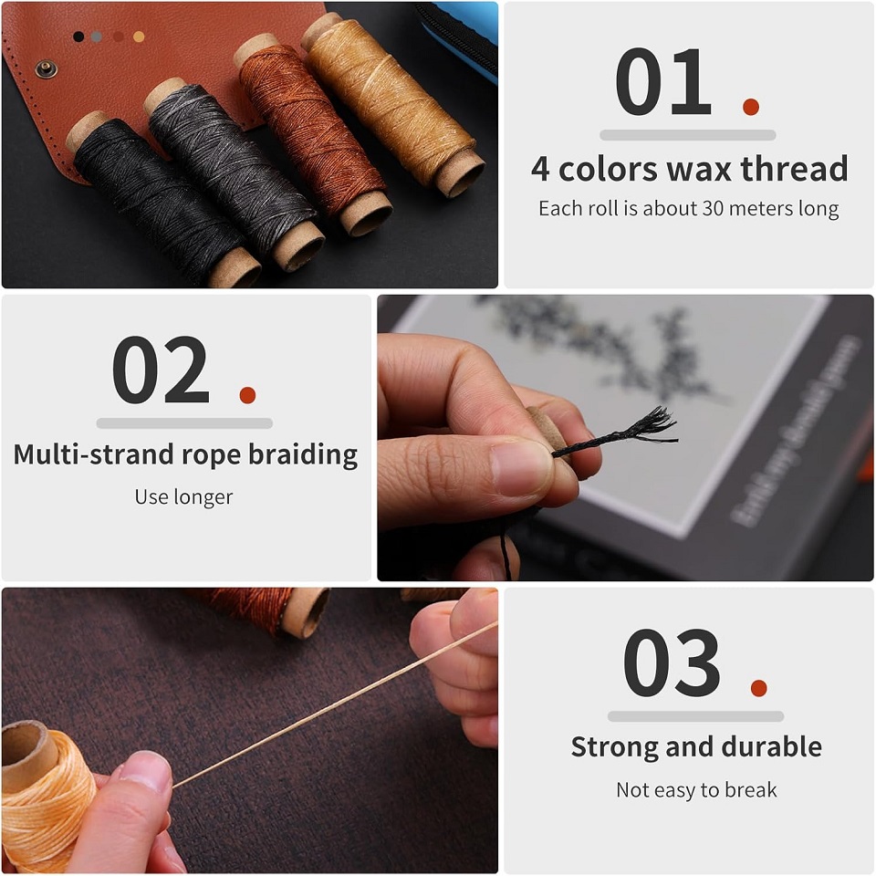 BUDDUR zestaw narzędzi do szyc – Leatherwork Needles recenzja i cena