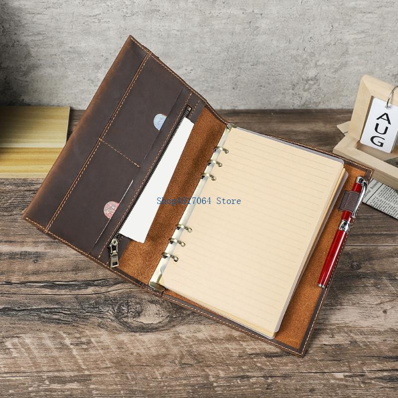 Przenośna okładka na dziennik  – Leather Work Diary Covers recenzja i cena