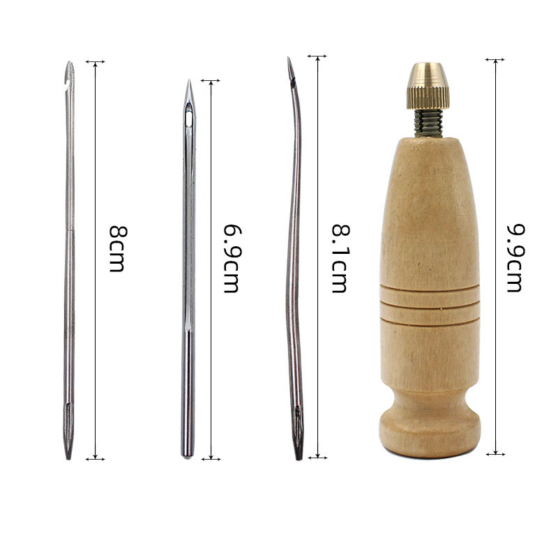 Zestaw DIY do szycia skóry: sz – Leatherwork Needles recenzja i cena