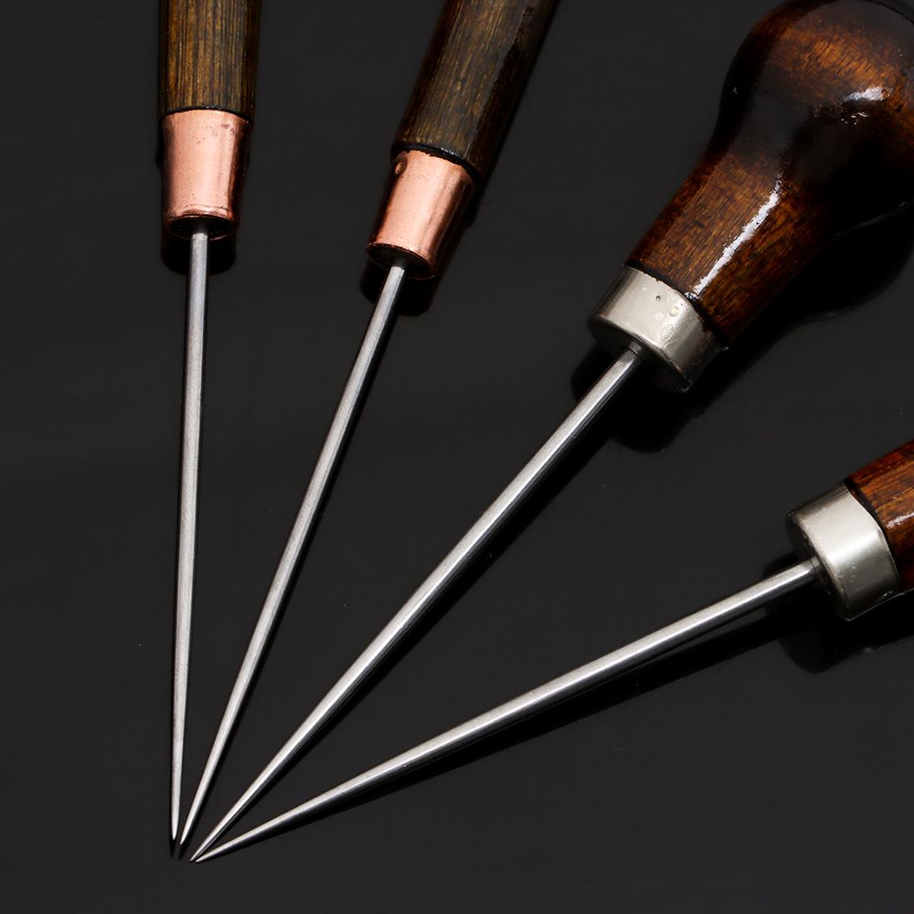 1PC szydło drewna uchwyt stopu – Leatherwork Needles recenzja i cena