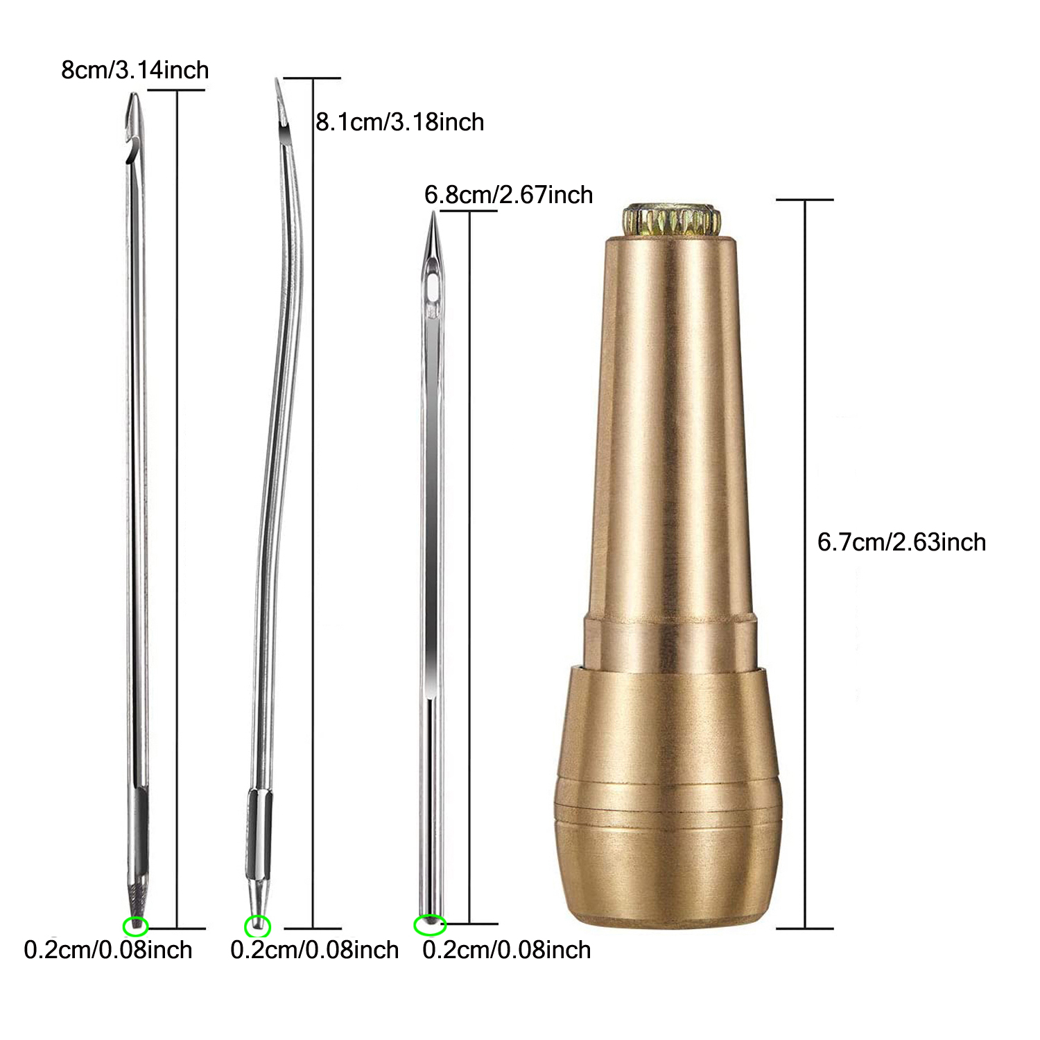 Zestaw do szycia skóry DIY Szy – Leatherwork Needles recenzja i cena