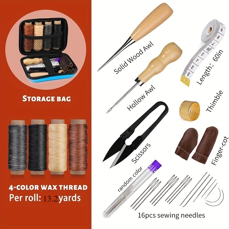 Zestaw do szycia skóry, zestaw – Leatherwork Needles recenzja i cena
